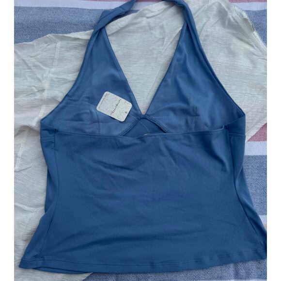 NWT Free People Blue Halter Top – Size L - Picture 3 of 5